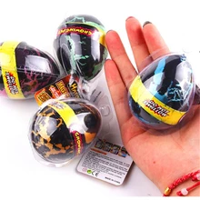 4Pcs Set Magic Hatching Growing Dinosaur Eggs Large Size Black Crack Water Hatch Grow Dino Egg