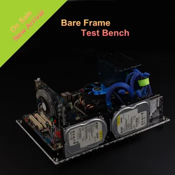 

QDIY PC-D60 On Sale Personalized Transparent Acrylic Wide Open Standard ATX Chassis Nude Platform Test Bench Computer Case