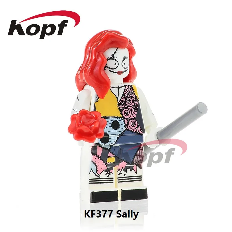 KF377 The Horror Theme Movie Sally Nannibal Zombie Mask Jason Exorcist Building Blocks Action Bricks font