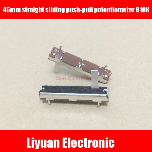 

15pcs 45mm B10K Straight Slide Push Potentiometer 4.5CM Dimming Light Mixer Fader 3021N