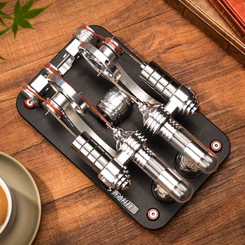 

New Miniature Stirling Engine M14-22-D Stirling Engine Engine Generator Model Hobby Educational Toy Kits