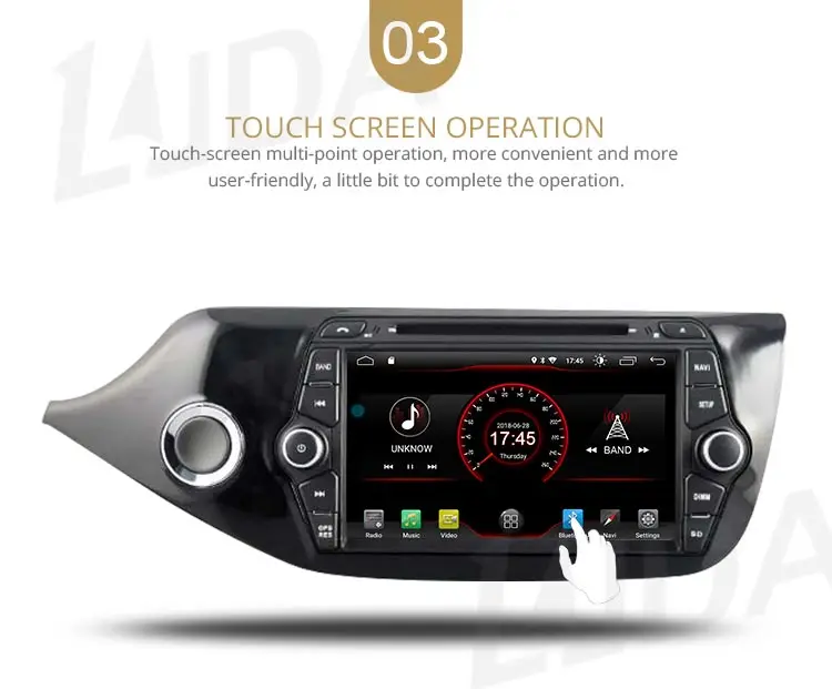 Sale LJDA Android 9.1 Car DVD Player For KIA Ceed 2013 2014 2015 GPS Navigation 2 Din Car Radio Multimedia WIFI Stereo IPS Auto Audio 5