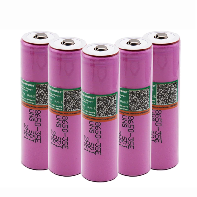 Аккумулятор для samsung 18650 3500mAh 13A разрядка INR18650 35E Li ion 3 7 v перезаряжаемые