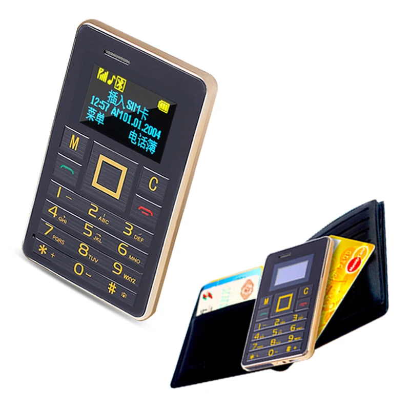 AEKU K5 Swedish Arabic Mini Cute phone Vibration Bluetooth music MP3 FM radio Small Ultrathin card
