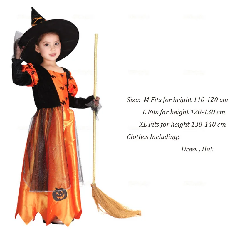 Детские костюмы на Хэллоуин; костюм ведьмы для девочек; вечерние костюмы ведьмы для костюмированной вечеринки; рождественское платье вампира - Цвет: 11
