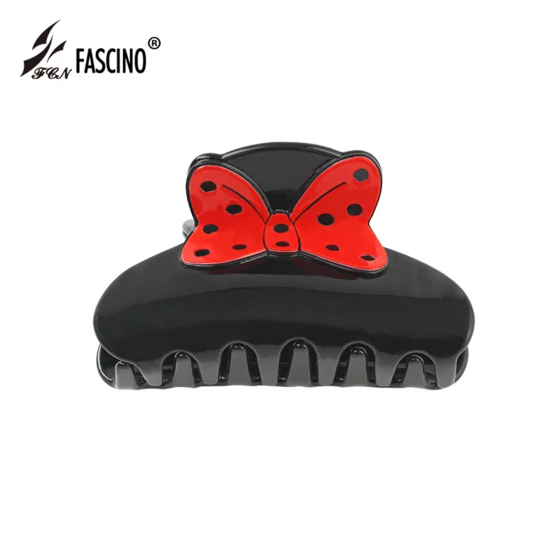 

2018 New Design Fashion Large Acrylic Cute Bow Hair Jewelry Accessories Hair Claws Jaw Clips for Women Girls Headwear Tiara