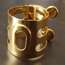 Золотой лак альт Лигатура для саксофона саксофон