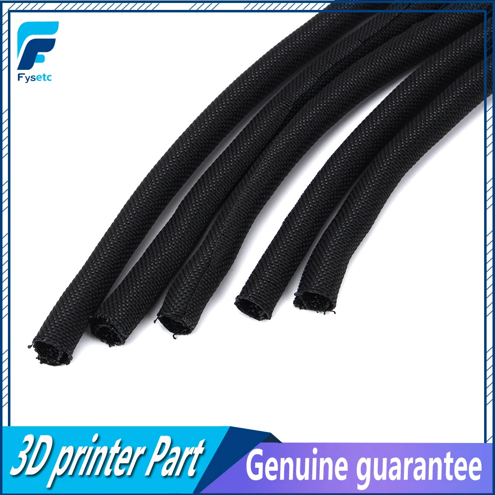 

5pcs 3D Printer Parts Length 30CM Textile Sleeve Cable Wire Wrapping Power Heatbed Connected Cable For Prusa I3 MK3