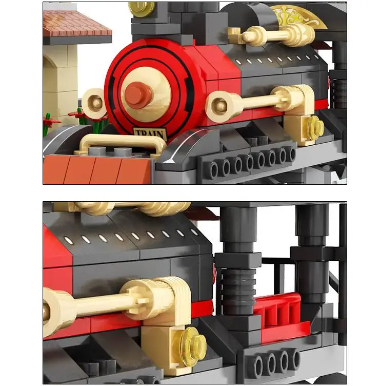 AUSINI-25811-Train-Station-building-blocks-train-462-particles-Train-Bricks-Blocks-children-s-educational-toys (3)