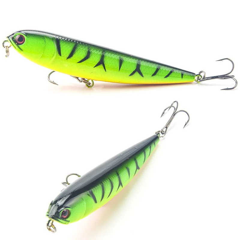 1PCS 12cm 22g Pencil Fishing Lure 4 Top water Dogs Hard Lures Baits