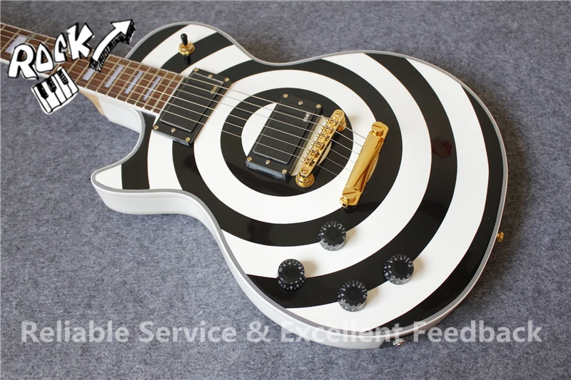Custom Shop Zakk Wylde Bullseye Guitar Left Hand Body Maple Neck