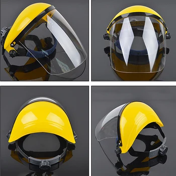 

New Protection mask PC transparent anti-shock anti-splash mask light weight and comfortable for kitchen cooking working welding
