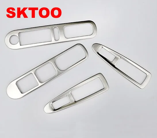 

SKTOO FOR old Peugeot 308 modified special decorative glass lifter switch / armrest box refit the interior light bar