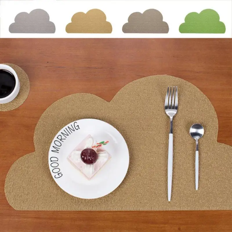 Western Restaurant Non Slip Coasters Waterproof Tray Place Mat