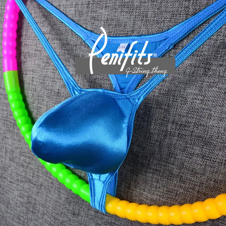 

Men's Shiny Satin Knit Grape G-string String Beach Thong Contoured Pouch Bulge Gay Straight T-back