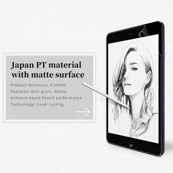 

for Apple iPad 10.2 Air 2019 Glass Nillkin PT Screen Protector Matte Paper-like Surface AntiSlip for iPad Pro 10.5 2017 Film