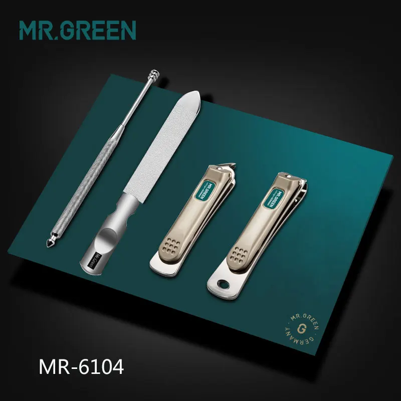 MR.GREEN профессиональные кусачки для ногтей из нержавеющей стали набор дома 4 в 1