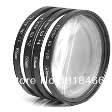 1 шт. 58 мм зеленый. l макрос закрыть Оптические стёкла+ 1+ 2+ 4+ 10 Комплект фильтров для цифровой Камера для Canon 700D 550D 500D 50d 450D 400D