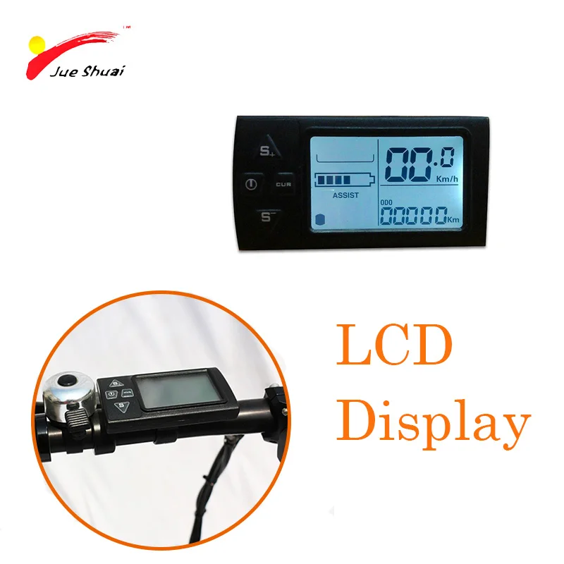36V 48V LCD font b Electric b font Bike Display for font b Electric b font