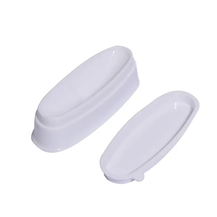 

1PC White Fashion Nail Dipping Powder French Tray Manicure Mould Nail Dip Container 2U1017
