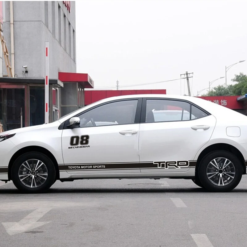 World Datong Sport Stripes автомобильный стикер s для Toyota Corrolla Levin автомобильный стикер тела s и наклейки авто стикер