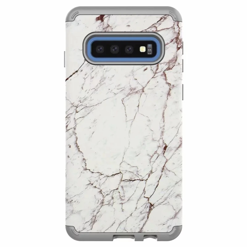 Для samsung S10 6,1 дюйма противоударный чехол Роскошные модные мраморный чехол Ретро Цветы Чехол для телефона для samsung S10 чехол для телефона