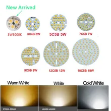 Tomadas de fábrica diy 2835 smd led lâmpada pcb placa 90lm/w branco (4000k), withe quente (3000k), branco frio (6000k), entrega rápida