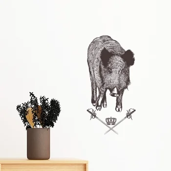 

Black white Pekingese Dog Cat Bear Pet Animal Removable Wall Sticker Art Decals Mural DIY Wallpaper for Room Decal