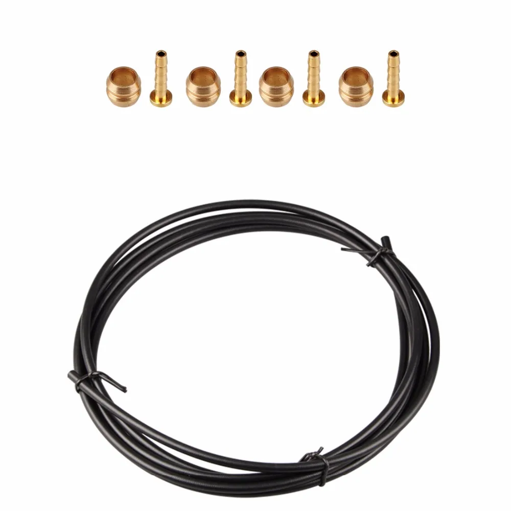 

GUB BH59 BH90 2500mm Hydraulic Disc Brake Hose Kit Tube Pipe Housing with 4Pairs Olive Connecting Insert for Shimano 610 315 SLX