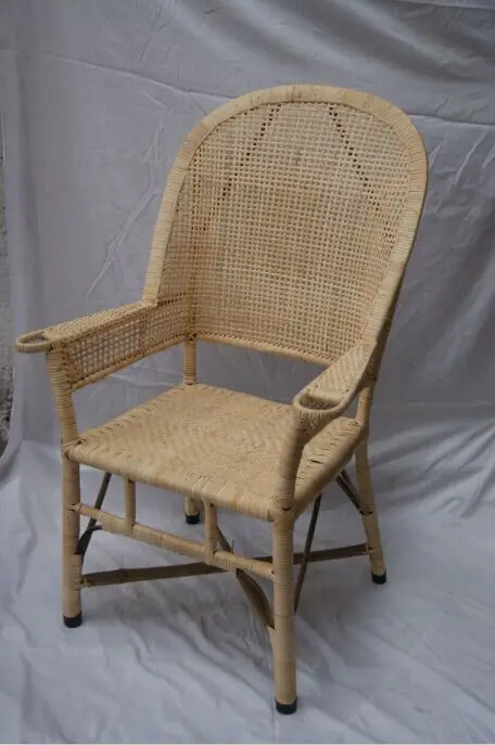 Old Fashioned Wicker Chairs Bamboo Chair Lounge Computer High Back