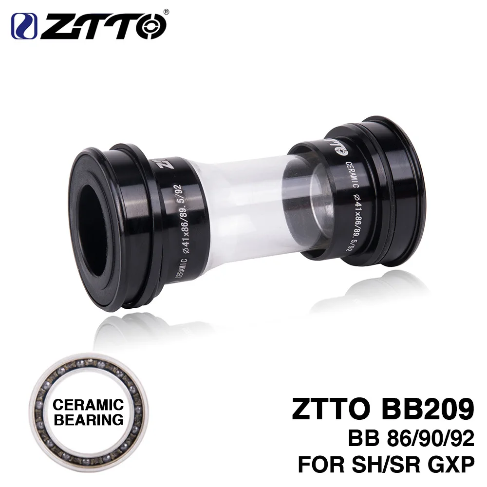 ZTTO Керамика BB209 Пресс Fit Нижние Винты-держатели для BB92 BB90 BB86 Frame совместимый дорожный велосипед MTB 24mm 22 мм шатуны GXP Универсальный