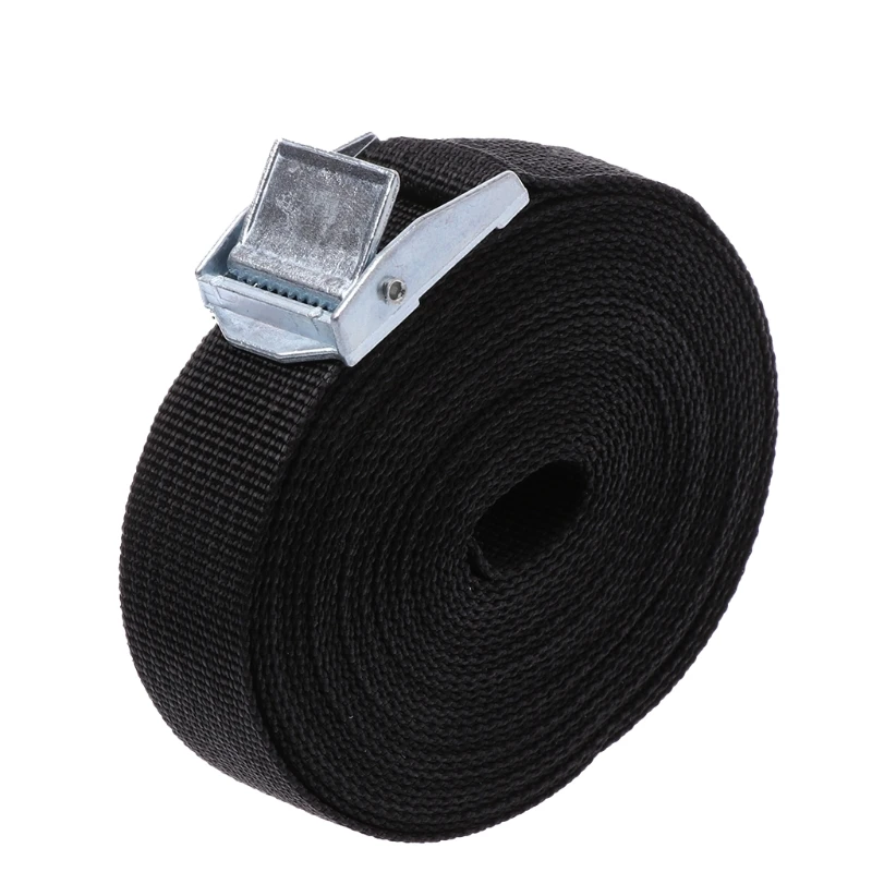 

Tie Down Strap Strong Ratchet Belt Luggage Bag Cargo Lashing With Metal Buckle