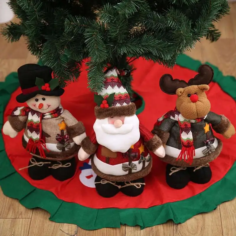 Dongzhur рождественские украшения Рождество Санта Клаус Снеговик фигурка, плюшевая игрушка фестиваль Подарки Кукла окно украшение орнамент