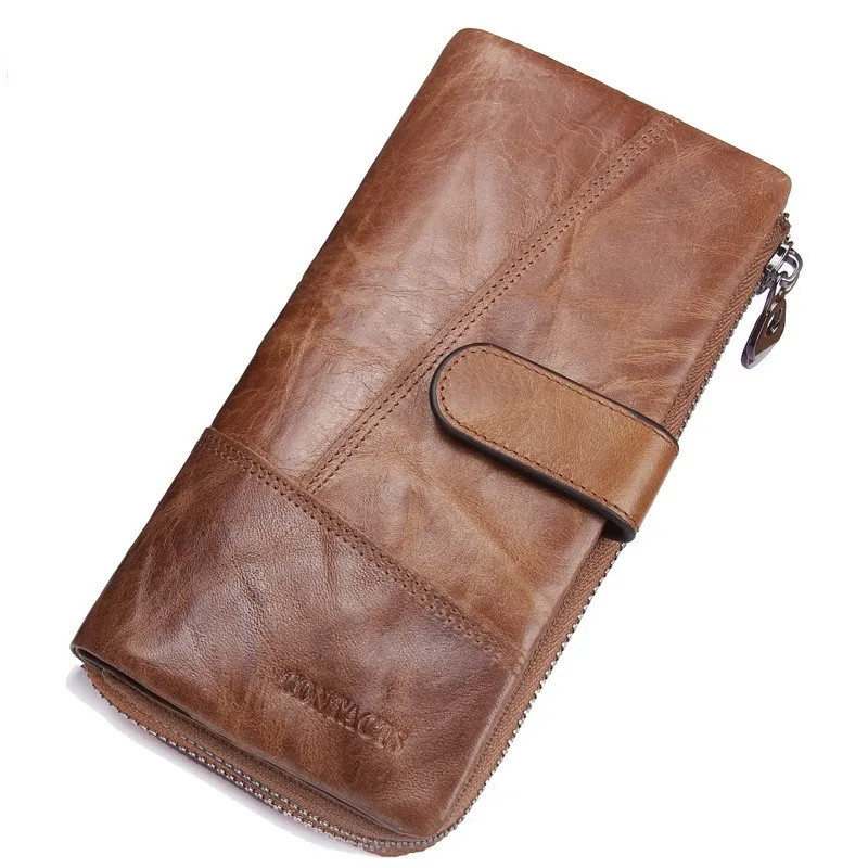 

Yaphlee luxury Long men's wallets spliced Europe and the United States multi-functional hand bag card purse change wallet