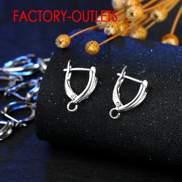 Earring Posts Jewelry Making  Silver Earring Components - Jewelry Findings  & Components - Aliexpress