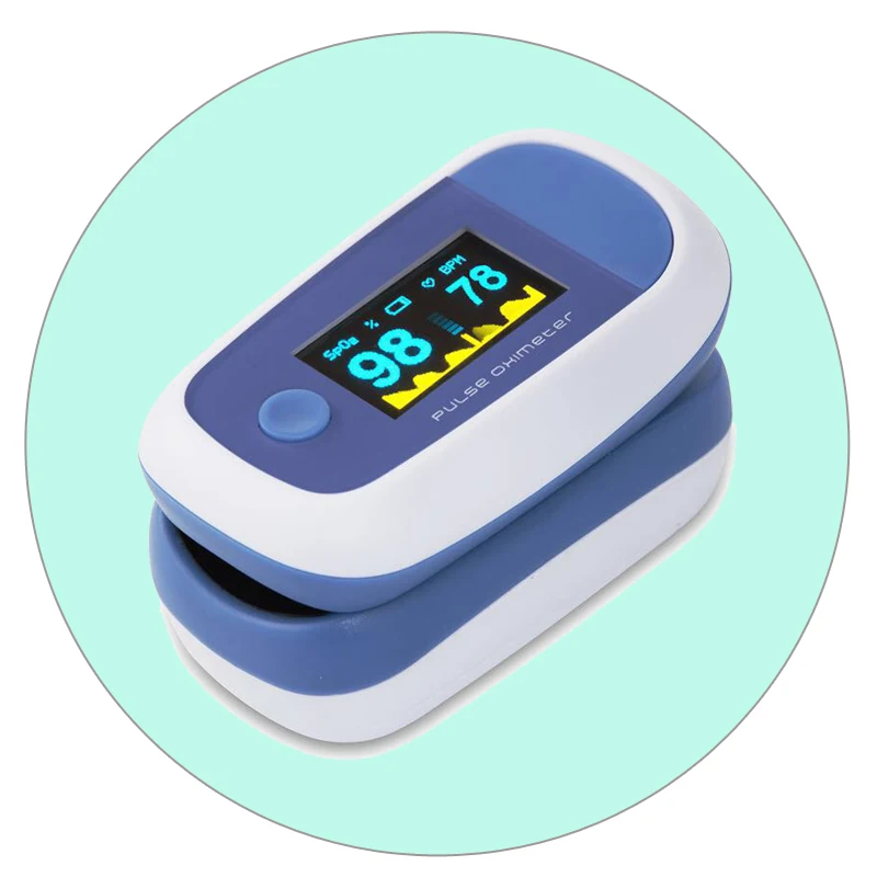 

Alarm Function Beep Sound Fingertip Pulse Oximeter Monitor SPO2 Pulse Rate OLED Screen Display De Pulso Dedo Saturation Meter