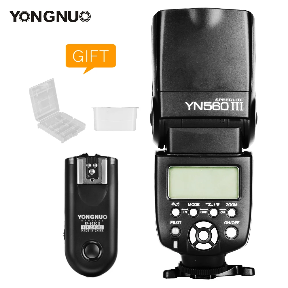 Yongnuo YN 560 III YN560III вспышка со стандартной фотовспышкой для Canon Nikon | Электроника