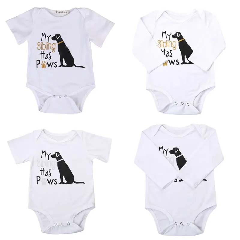 

New Casual Newborn Baby Boy Girl Clothes Newborn Romper Jumpsuit O-Neck Cotton Clothes Outfit
