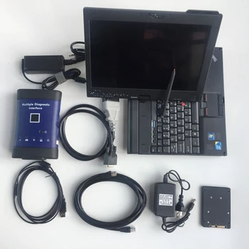 

Auto Diagnostic Tool WIFI MDI Multiple Diagnostic Interface High Quality MDI with x201t Laptop Software Installed Well