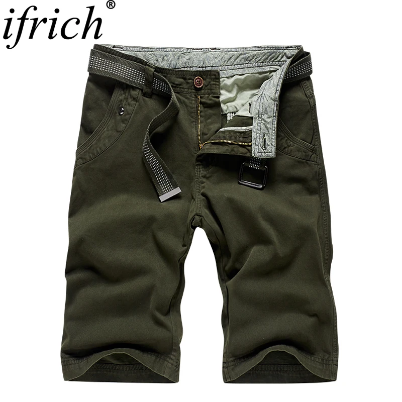 IFRICH хлопок Шорты Для мужчин летняя Уличная Короткие мужские шорты Для мужчин s массивная доска Шорты Высокое качество модные короткие Для мужчин A1083