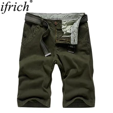 IFRICH хлопок Шорты Для мужчин летняя Уличная Короткие мужские шорты Для мужчин s массивная доска Шорты Высокое качество модные короткие Для мужчин A1083