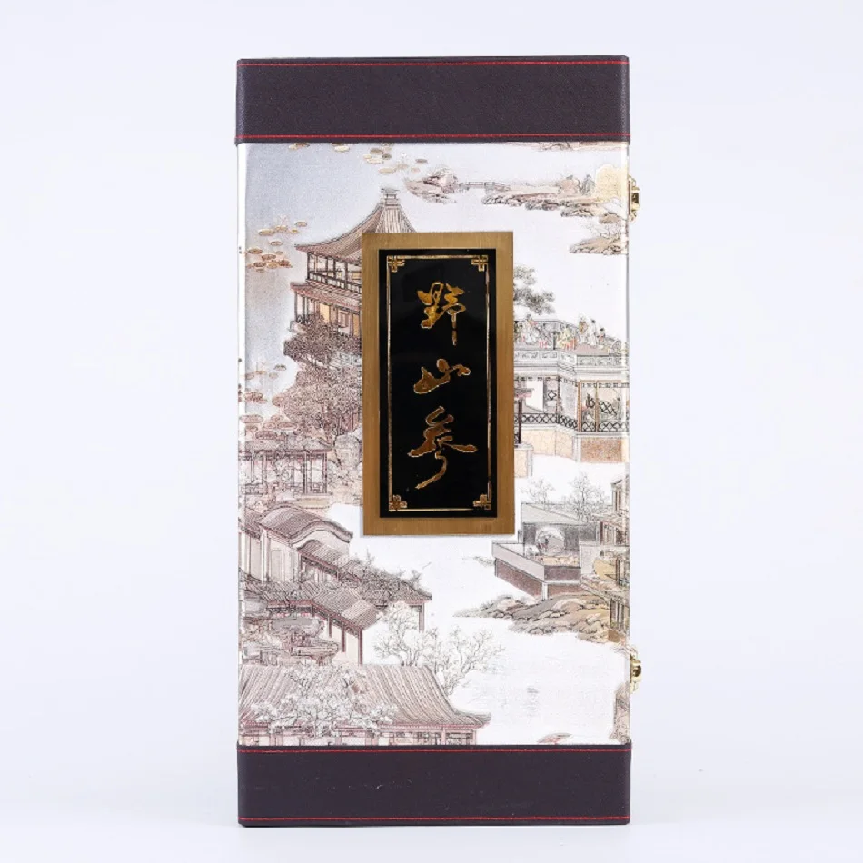 

Northeast Jilin Ginseng Gift Box Changbai Mountain Mountain Ginseng Gift Box with Gift Bag Long Lu Ginseng
