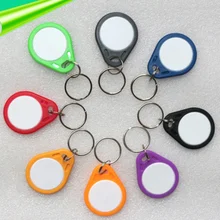 1000 шт./лот красочный ключ тег Фудань F1108 Фудань M1 S50 RFID keyfob 13,56 МГц rfid-теги
