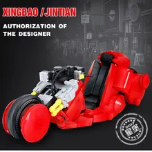 XingBao 03001 1143 шт креативный город МОС серия Citizen Akira Moto набор детей строительные блоки кирпичи мальчик игрушечные модели, подарки