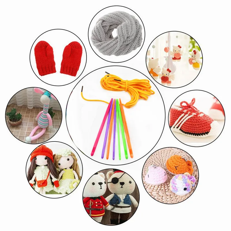 KOKNIT-Multicolor-Plastic-Knitting-Needles-Crochet-Hooks-Knit-Needle-DIY-Weave-Tools-Home-Sewing-Supplies (1)