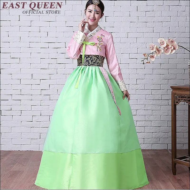 Korean traditional dress hanbok korean traditional hanbok dress korean clothing national costume AA1562z