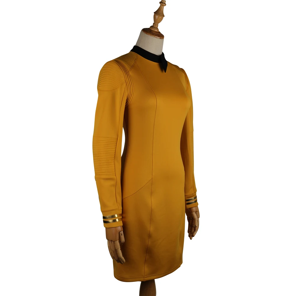 New Star Trek Discovery Season 2 Starfleet Commander Female Uniform Dress Badge Costumes Woman Adult Cosplay Costume (7)