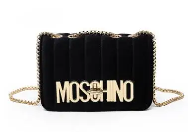 

2019 new Velvet small bag women style letters chain small square bag temperament one-shoulder messenger bags