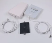 High Quality!900/1800/2100CMHz GSM WCDMA 3G ALC Triband Repeater Cell Phone Signal Amplifier Triband Signal Booster with Antenna