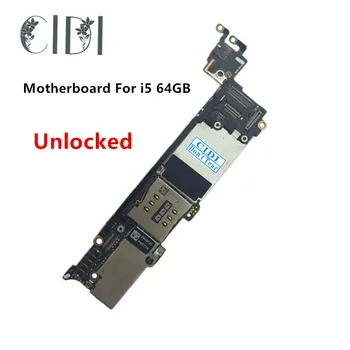 

CIDI Full Working Used Unlocked WCDMA Circuit board For iphone 5 64GB with system Logic Motherboard Mainboard Main Plate